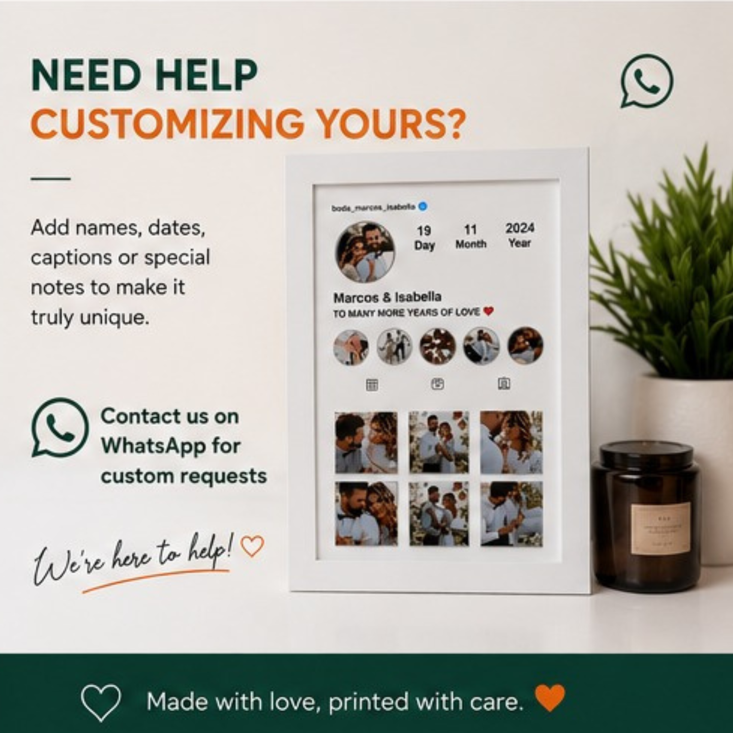 Instagram Memory Magnet Frame