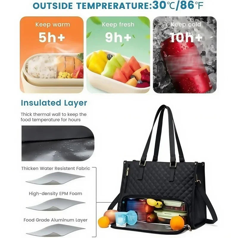 2-in-1 Bag & Lunch Compartment